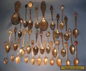 32 Souvenir Miniature Spoons  for Sale