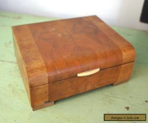 Item Art Deco wooden cigarette or card box for Sale