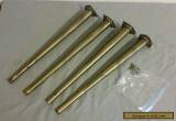 Metal Brass Tone Tapered Table Legs 18" set of 4 Vintage  for Sale