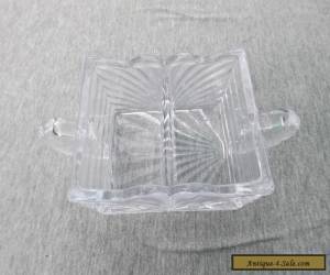 Item Art Deco Glass condiment holder for Sale