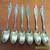 Set of 6 Mechanics / Watson Sterling Demitasse Spoons 1904 Altair for Sale