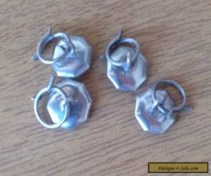 Item Vintage Solid Silver Mother of Pearl Cufflinks / Studs for Sale