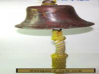 Old Brass Bronze Cast Bell Ships Yacht Galley Dinner Antique