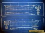 Ships Half Hull Model Blueprint Plans 1854 20x28 (279) for Sale