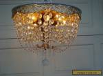 Vintage 1920s Pan Chandelier 8 Light for Sale