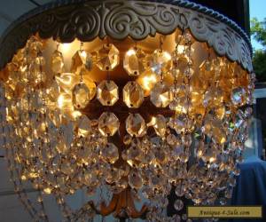 Item Vintage 1920s Pan Chandelier 8 Light for Sale