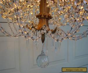 Item Vintage 1920s Pan Chandelier 8 Light for Sale