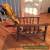 Antique Wood Victorian Child's Chair with adjustable backrest   for Sale