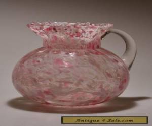 Item c. 1897 COIN DOT IVT OPTIC SPATTER Northwood PINK Spatter Ball Jug & 5 Tumblers for Sale