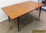 Mid Century Danish Modern Walnut Surfboard Dining Table w/ Extension Leaf for Sale