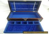 ANTIQUE ROSEWOOD JEWELLERY BOX WITH MOP AND SLIVER STRINGING for Sale