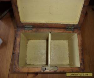 Item  Antique    wooden tea caddy box for Sale