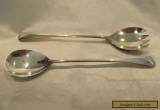 silver plated salad servers for Sale