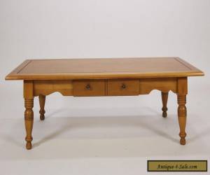 Item Vintage Maple Coffee Table W/ Single Drawer Colonial Style Furniture for Sale