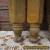 Antique Set of 4 Matching Ornate Oak Wood Table Legs  for Sale