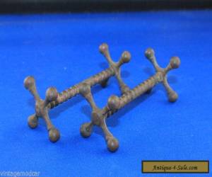 RARE Antique set of Brass Knife Rests for Sale