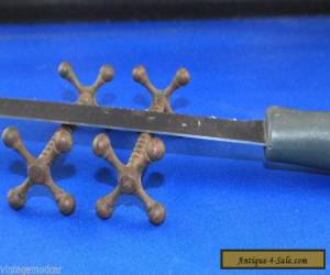 Item RARE Antique set of Brass Knife Rests for Sale