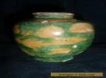 Very Small Very Early Chinese Sancai Glaze Pot for Sale