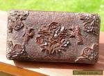 ANTIQUE VICTORIAN CARVED WOODEN BOX LOVELY ORNATE BIRD & FLORA DESIGN for Sale