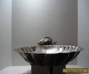 Item Sheridan  Silverplate  Large Clamshell Serving Tray for Sale