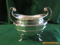 Antique Sterling Silver Sugar Bowl ,11 cm by 8cm oval 2 handled ,JD&S LOND,1897