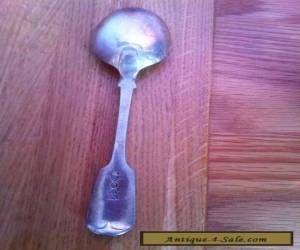 Item Vintage Silver Coloured Spoon, Very Old And Stamped for Sale