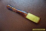 ANTIQUE VINTAGE AMBER TORTOISESHELL BAKELITE ART DECO FLAPPER CIGARETTE HOLDER for Sale