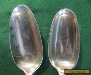 Item Antique GEORGIAN Sterling Silver SERVING Spoons,HALLMARKED  for Sale