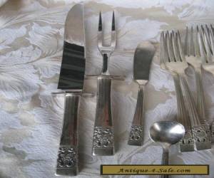 Item Beautiful 54 Piece Set of Community Coronation Silverplated Flatware for Sale