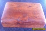 ANTIQUE / VINTAGE SOLID WOODEN BOX WITH TWO SECTION'S INSIDE.  for Sale