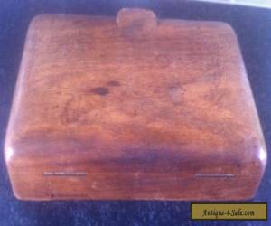 Item ANTIQUE / VINTAGE SOLID WOODEN BOX WITH TWO SECTION'S INSIDE.  for Sale