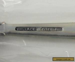 Item Wallace Grande Baroque Sterling Silver Oval Soup Spoon - 6 7/8" - New in Package for Sale