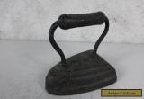 Vintage/antique cast metal clothes flat/hot iron No. 5 for Sale