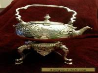 Gorgeous  Silver Teapot with Warmer