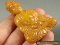 AAA CHINESE JADE STONE HANDWORK CARVED BUDDHA STATUE 