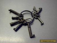 antique vintage keys x 8
