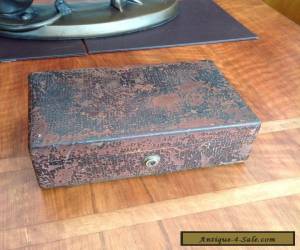 Item Victorian Jewellery Box With "BRAMAH" Lock for Sale