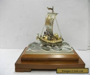 Item Silver960 The Japanese Treasure Ship. #42g/ 1.48oz. TAKEHIKO's work.    for Sale