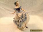 ANTIQUE PORCELAIN  Dresden ornate  Spanish dancer lady  Dresden Germany unique  for Sale