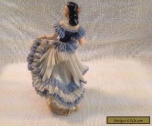 Item ANTIQUE PORCELAIN  Dresden ornate  Spanish dancer lady  Dresden Germany unique  for Sale