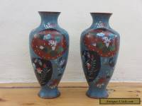 Immpressive Quality a pair Antique/Vintage Old Cloisonne Vase -- Rare 