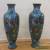 Immpressive Quality a pair Antique/Vintage Old Cloisonne Vase -- Rare  for Sale