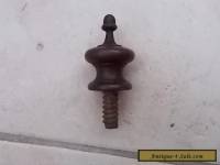 Antique mahogany Finial