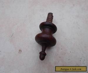 Item Antique mahogany Finial for Sale