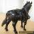 ANTIQUE WOODEN CARVED ORNAMENTAL HORSE. Chinese Tang Dynasty style for Sale