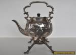 Antique English Silver Plated Spirit Kettle by Arthur E. Furniss for Sale