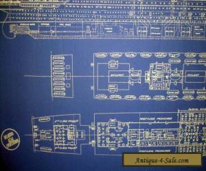 Item Transatlantic Ocean Liner RMS Aquitania Cunard 1913 Blueprint Plan 24"x34"(017) for Sale