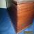Large Antique Victorian 1800s Walnut Wood Document Box for Sale