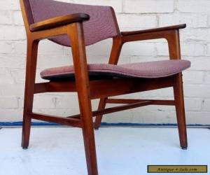 Item GUNLOCKE MID CENTURY DANISH MODERN 'FLOATING' WALNUT OFFICE CHAIR for Sale