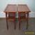 Quality Mid Century Modern Pair of Walnut Side Tables for Sale